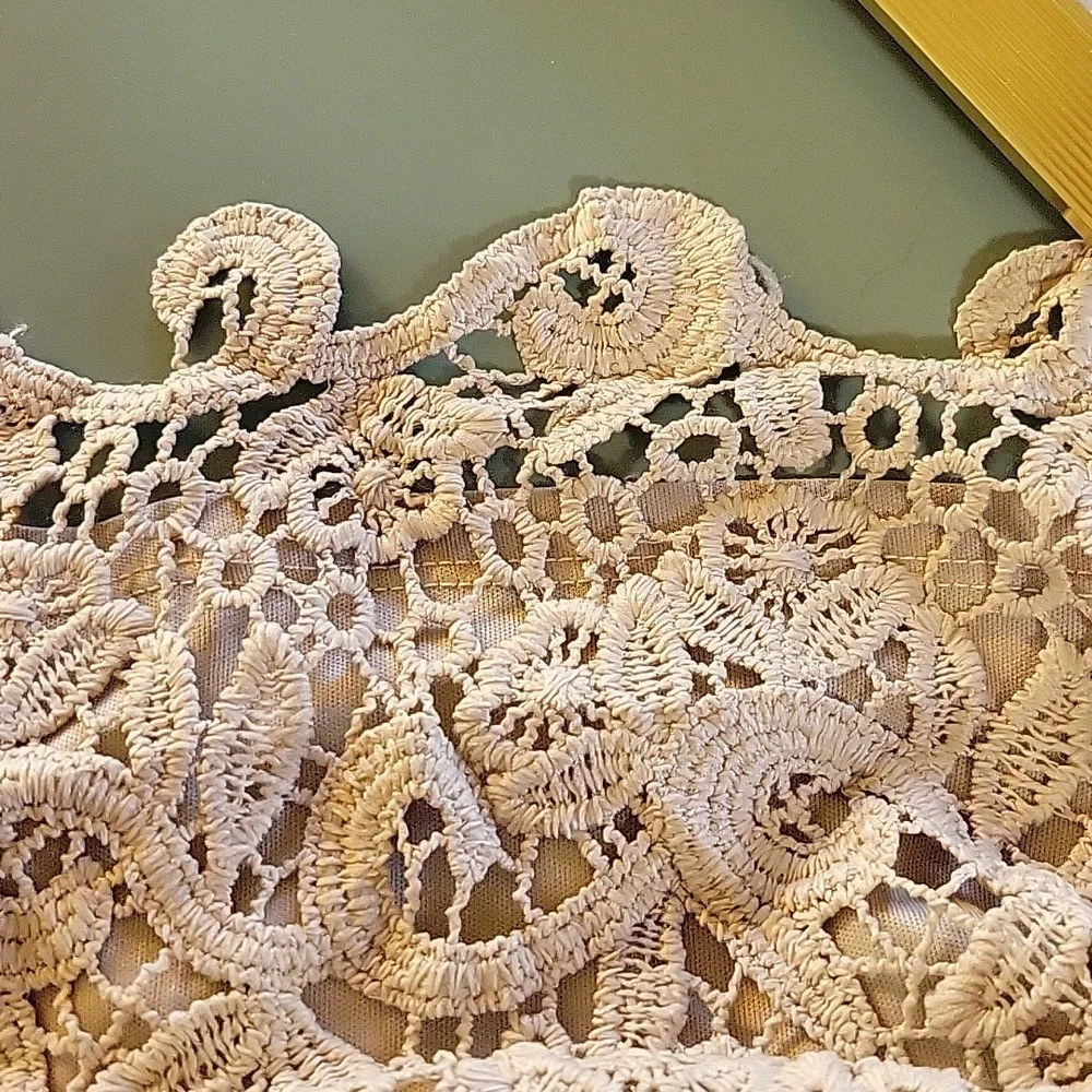 Crochet Beige Skirt Size XL - Picture 3 of 4